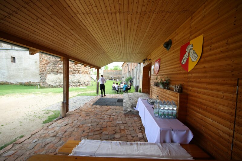 První nadzemní podlaží hradní sýpky (přízemí) #215