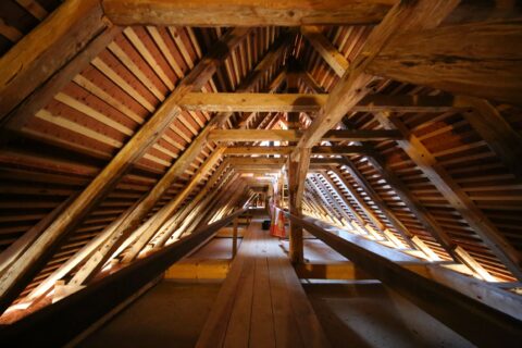 Čtvrté nadzemní podlaží paláce (3. patro - podkroví) #416